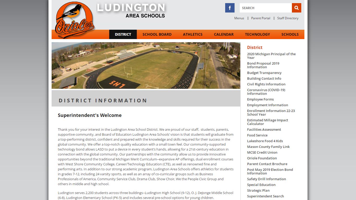 District Information - Ludington Area Schools